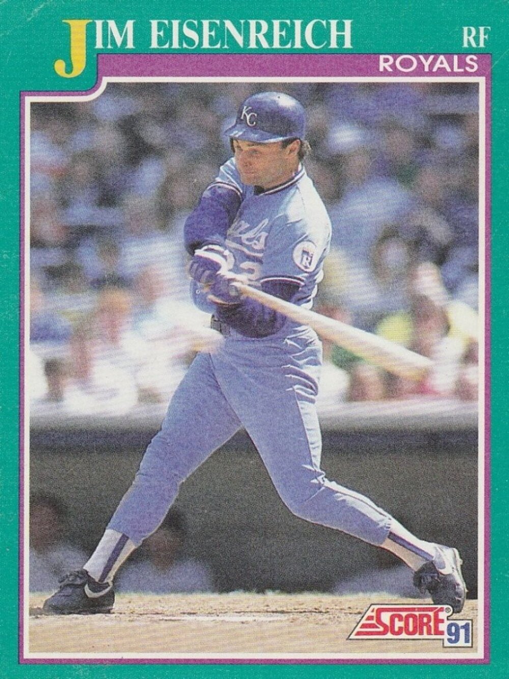 Jim Eisenreich - Score '91 MLB Baseball Card